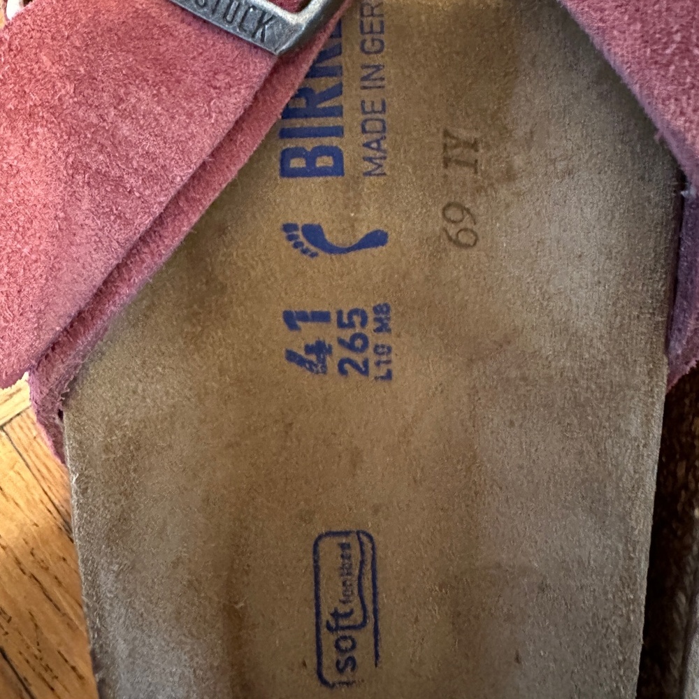 Mauve Birkenstocks